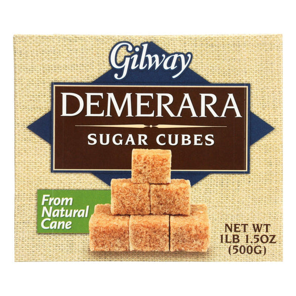 Gilway Demerara Sugar Cubes - Case Of 10 - 17.5 Oz.