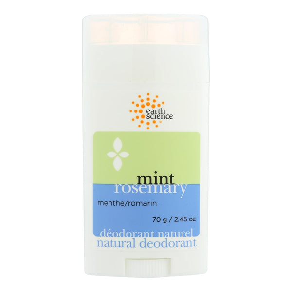 Earth Science Deodorant Natural Mint Rosemary - 2.5 Oz