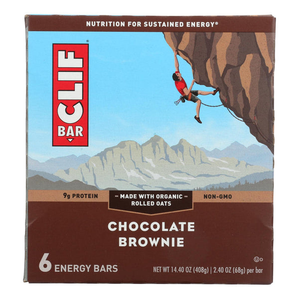 Clif Bar - Energy Bar - Chocolate Brownie - Case Of 6 - 6/2.4 Oz.