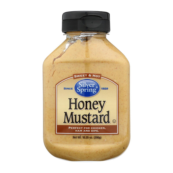 Silver Spring Squeeze - Mustard - Honey - Case Of 9 - 10.25 Oz