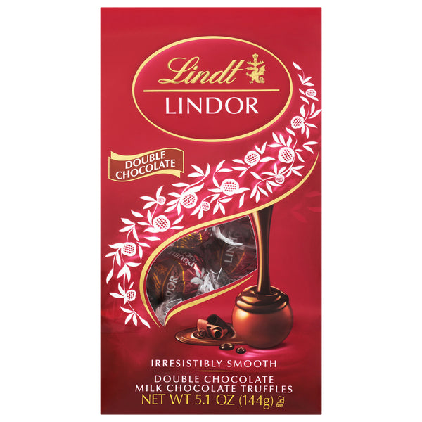 Lindt - Lindor Double Chocolate Bag - Case Of 6-5.1 Oz