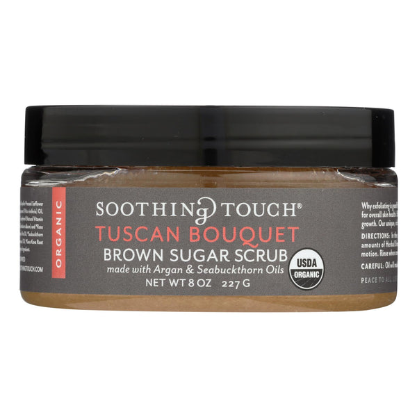 Soothing Touch Scrub - Organic - Sugar - Tuscan Bouquet - 8 Oz
