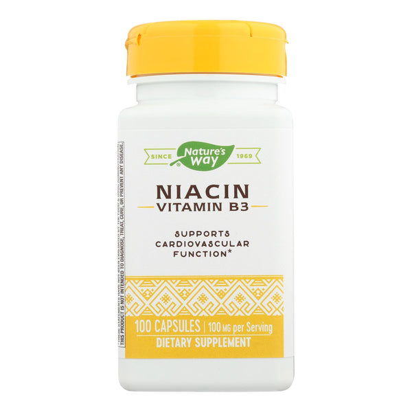 Nature's Way - Niacin - 100 Mg - 100 Capsules