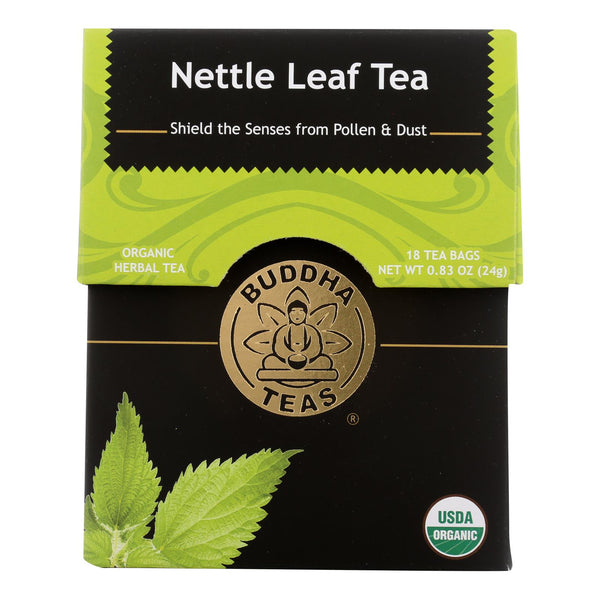 Buddha Teas - Organic Tea - Nettle Leaf - Case Of 6 - 18 Count