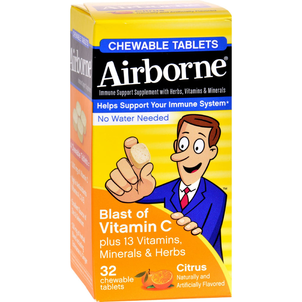 Airborne - Airborne Chew Tabs Citrus - 1 Each 1-32 Ct