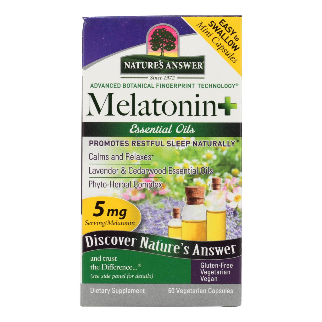 Nature's Answer Melatonin+ Dietary Supplement  - 1 Each - 60 Vcap
