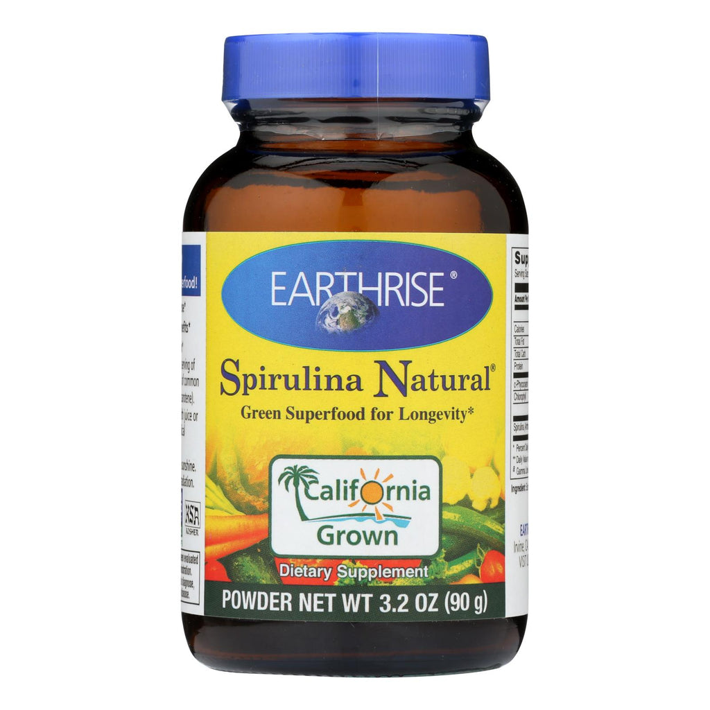 Earthrise Spirulina Natural Powder - 3.2 Oz