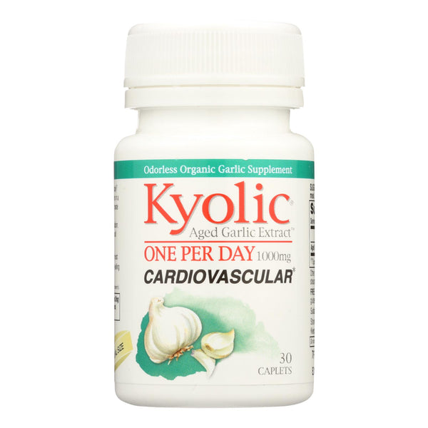 Kyolic - Aged Garlic Extract One Per Day Cardiovascular - 1000 Mg - 30 Caplets