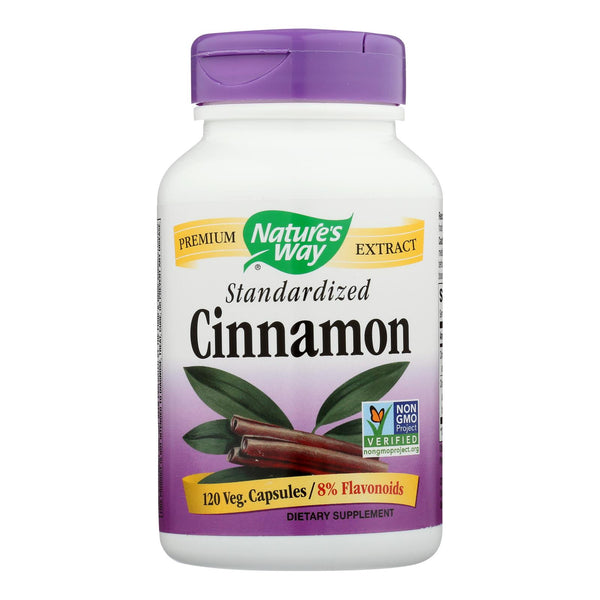 Nature's Way - Cinnamon Standardized - 120 Vcaps