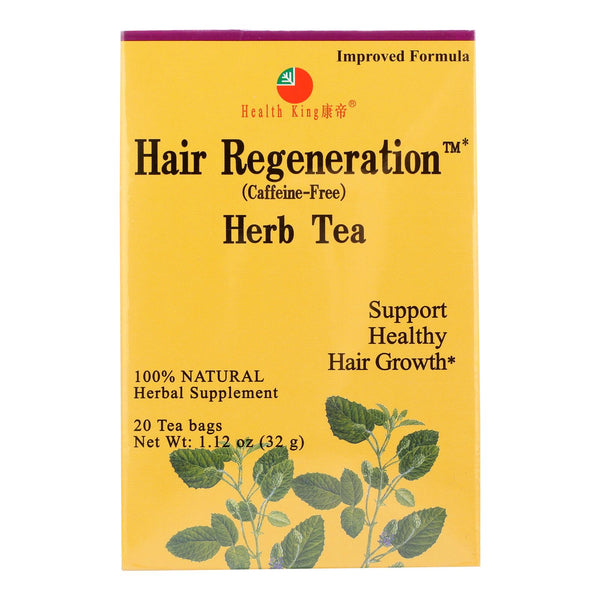 Health King Hair Regeneration Herb Tea - 20 Tea Bags