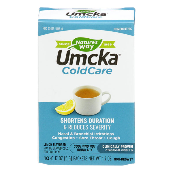 Nature's Way - Umcka Coldcare Soothing Hot Drink Lemon - 10 Packets