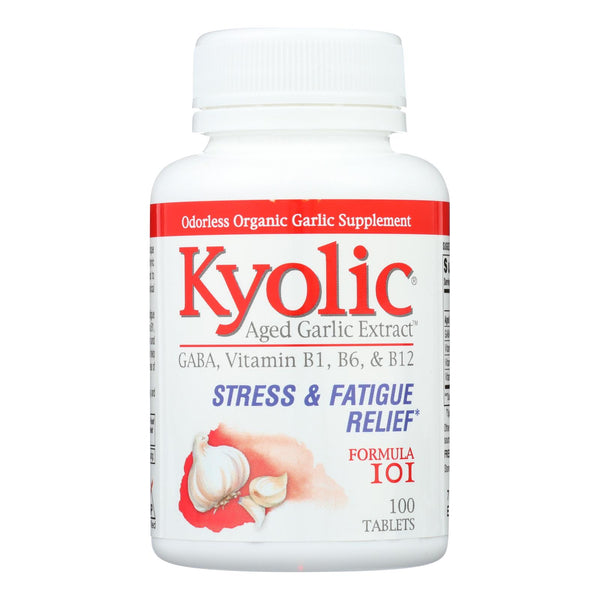Kyolic - Aged Garlic Extract Stress And Fatigue Relief Formula 101 - 100 Tablets