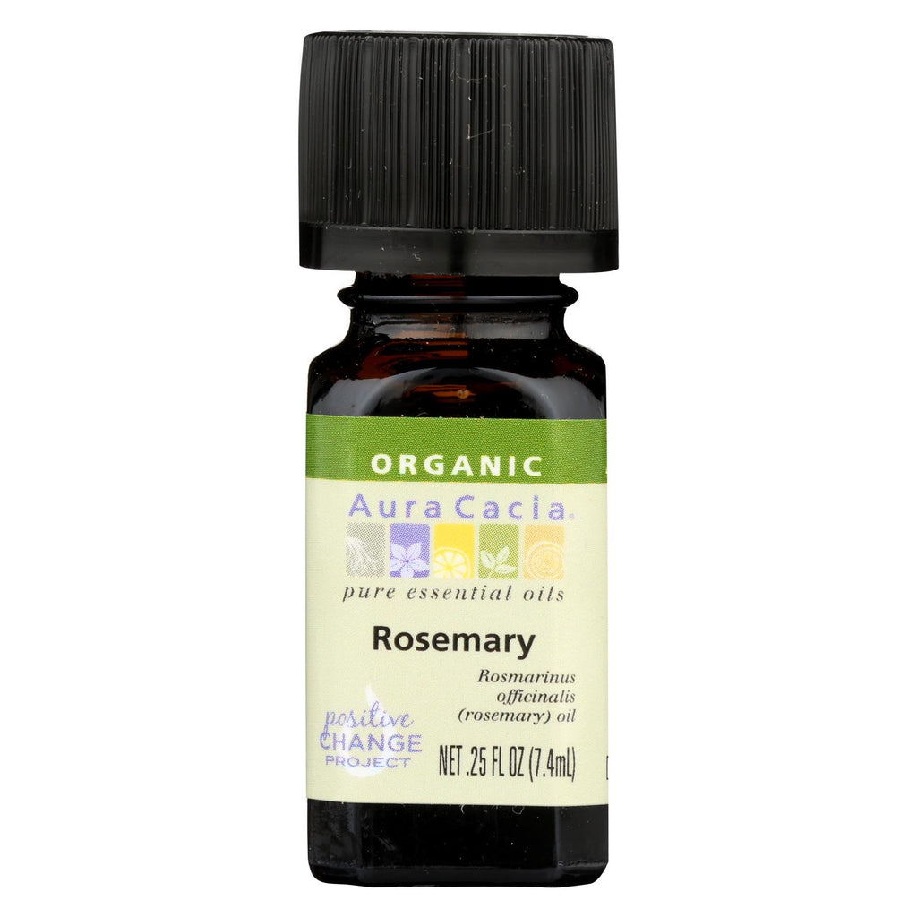 Aura Cacia - Organic Essential Oil - Rosemary - .25 Oz