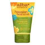 Alba Botanica - Hawaiian Pineapple Enzyme Facial Scrub - 4 Fl Oz