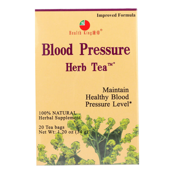 Health King Blood Pressure Herb Tea - 20 Tea Bags