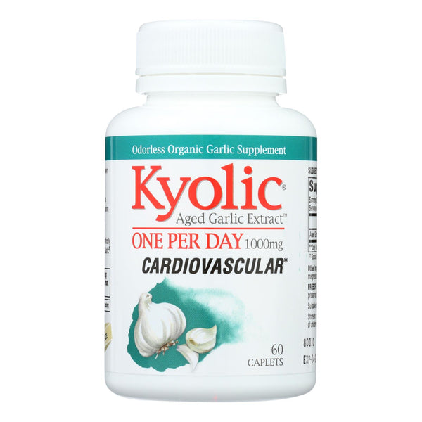 Kyolic - Aged Garlic Extract One Per Day Cardiovascular - 1000 Mg - 60 Caplets