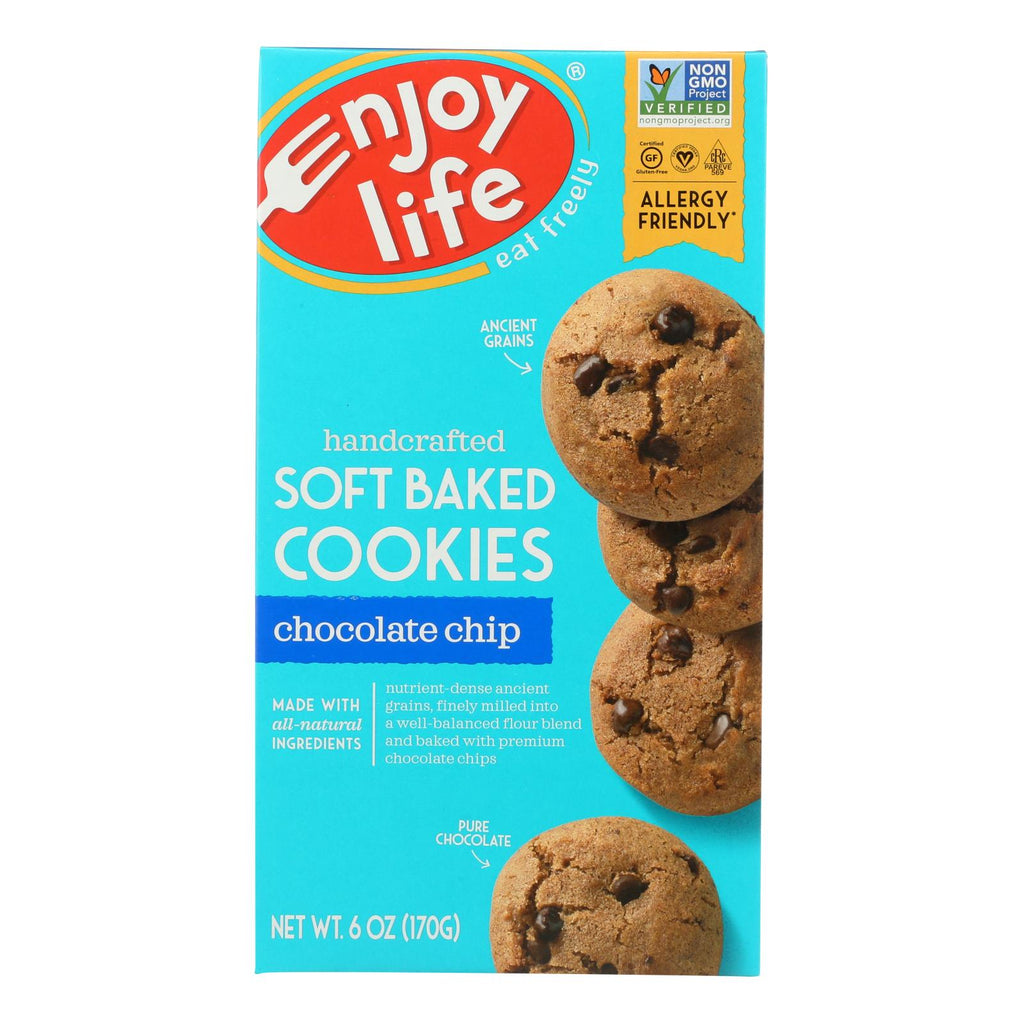 Enjoy Life - Cookie - Soft Baked - Chocolate Chip - Gluten Free - 6 Oz - Case Of 6