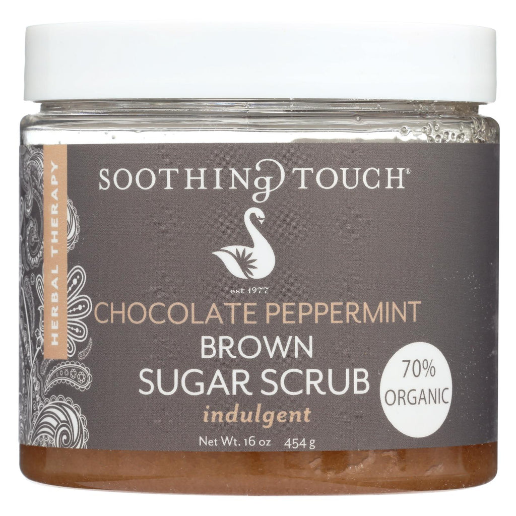 Soothing Touch Brown Sugar Scrub - Chocolate-peppermint - 16 Oz