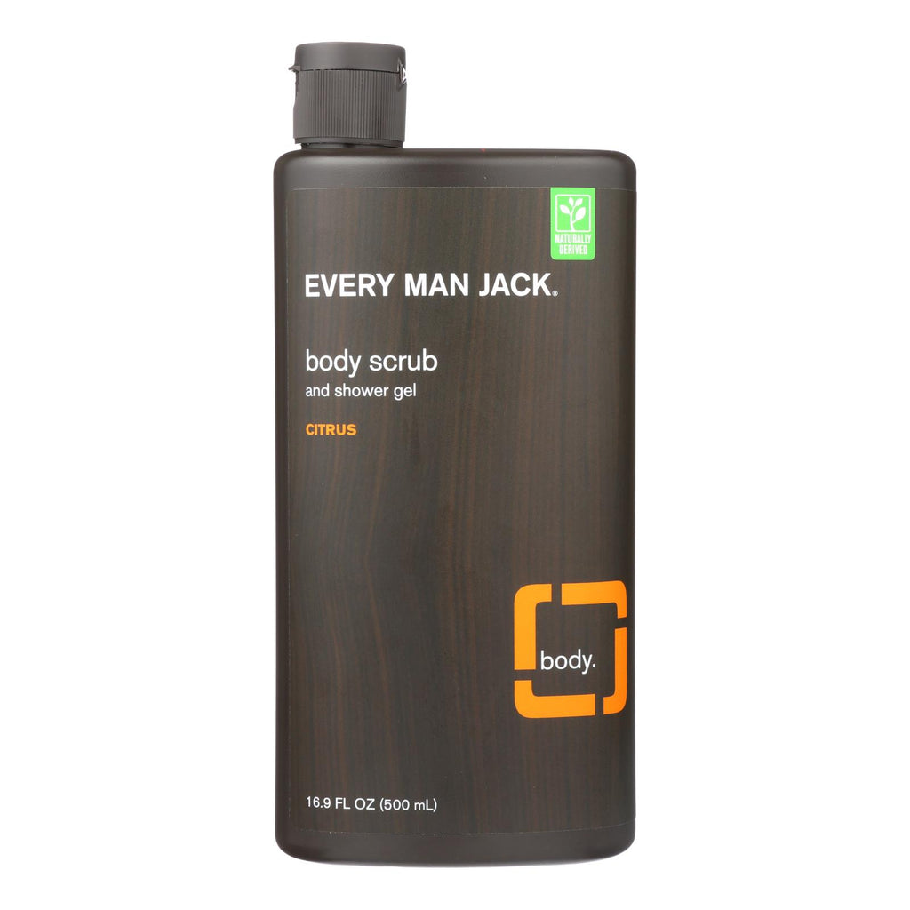 Every Man Jack Citrus Body Scrub - 16.9 Fl Oz
