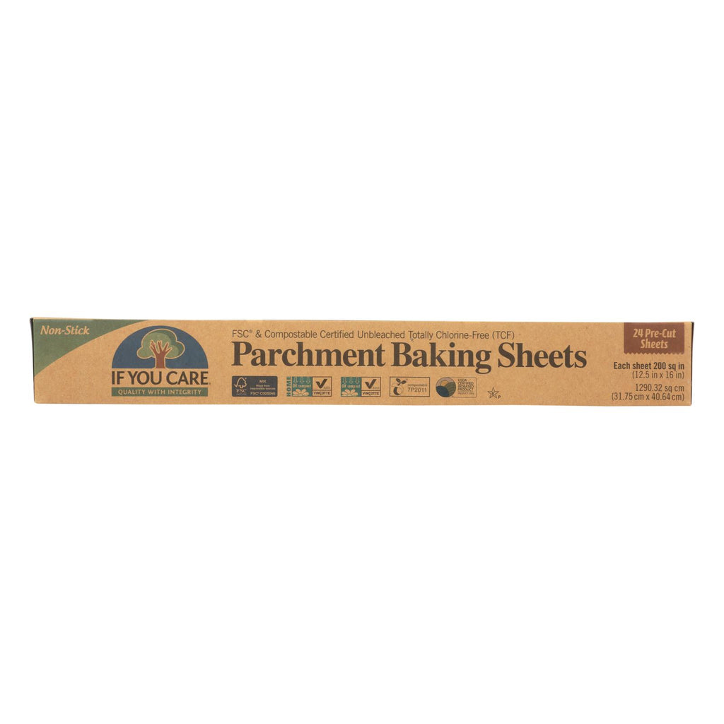 If You Care Parchment Baking Sheet - Paper - Case Of 12 - 24 Count