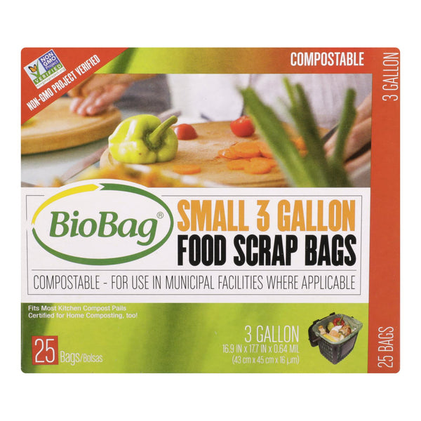 Biobag - 3 Gallon Compost-waste Bags - Case Of 12 - 25 Count