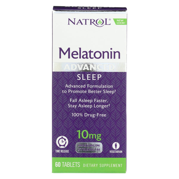 Natrol Advanced Sleep Melatonin - 10 Mg - 60 Tablets