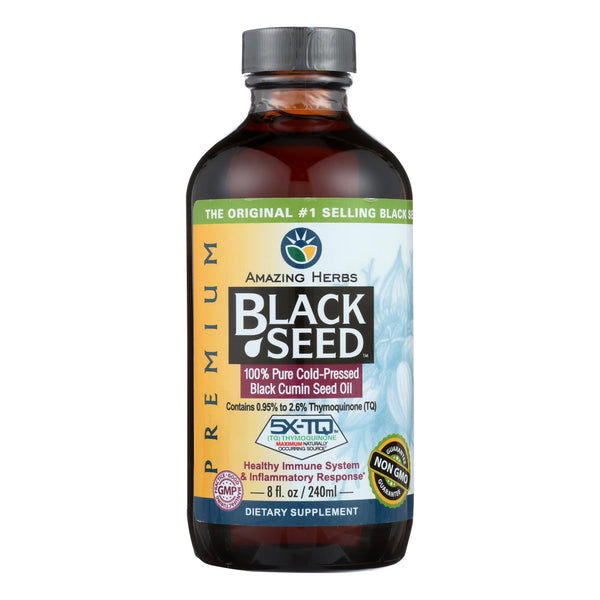 Amazing Herbs - Black Seed Oil - 8 Fl Oz