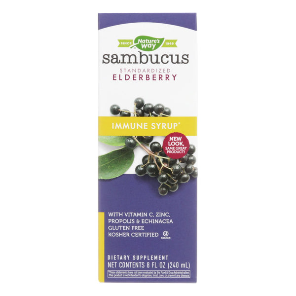 Nature's Way - Sambucus Immune Syrup - 8 Fl Oz