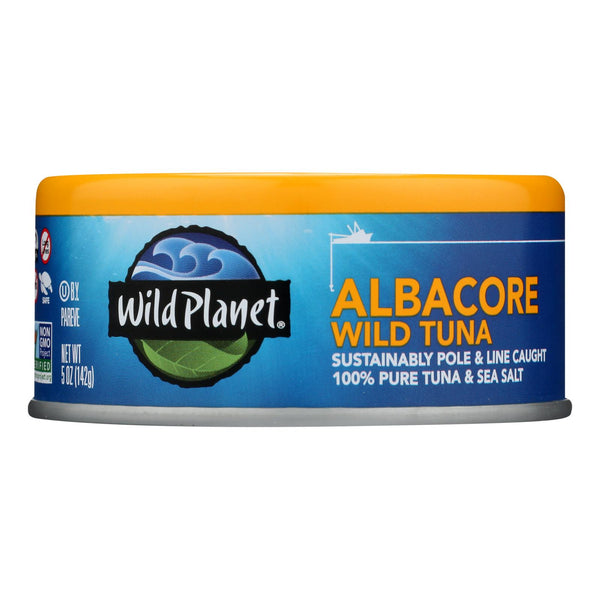 Wild Planet Albacore Tuna - Low Mercury - Case Of 12 - 5 Oz.