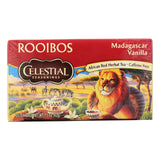 Celestial Seasonings Red Tea Caffeine Free Madagascar Vanilla - 20 Tea Bags - Case Of 6