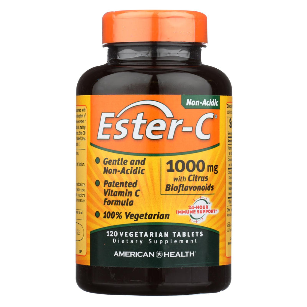 American Health - Ester-c With Citrus Bioflavonoids - 1000 Mg - 120 Vegetarian Tablets