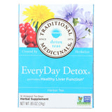 Traditional Medicinals Everyday Detox Herbal Tea - Case Of 6 - 16 Bags