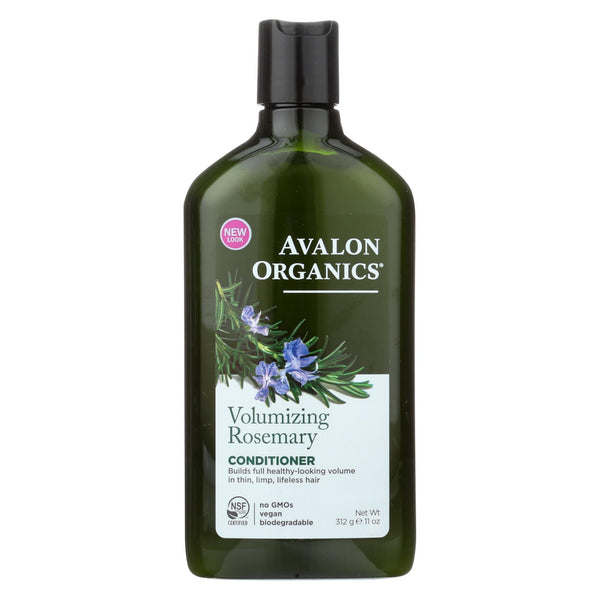 Avalon Organics Volumizing Conditioner With Wheat Protein And Babassu Oil Rosemary - 11 Fl Oz
