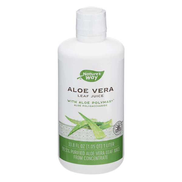 Nature's Way - Organic Aloe Vera Whole Leaf Juice - 33.8 Fl Oz