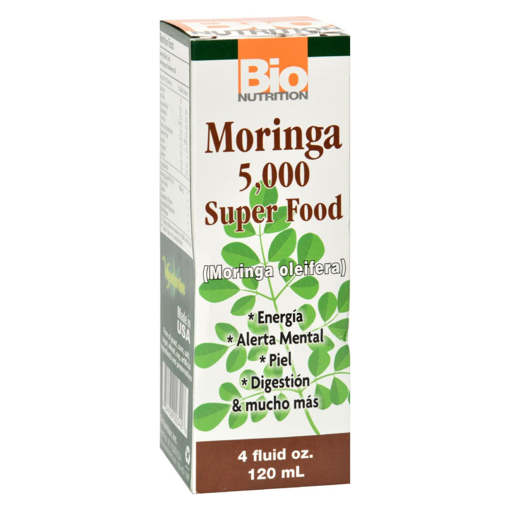 Bio Nutrition - Moringa Super Food - 5000 Mg - 4 Fl Oz