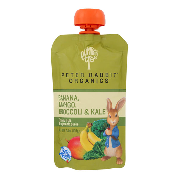 Peter Rabbit Organics Veggie Snacks - Kale Broccoli And Mango With Banana - Case Of 10 - 4.4 Oz.