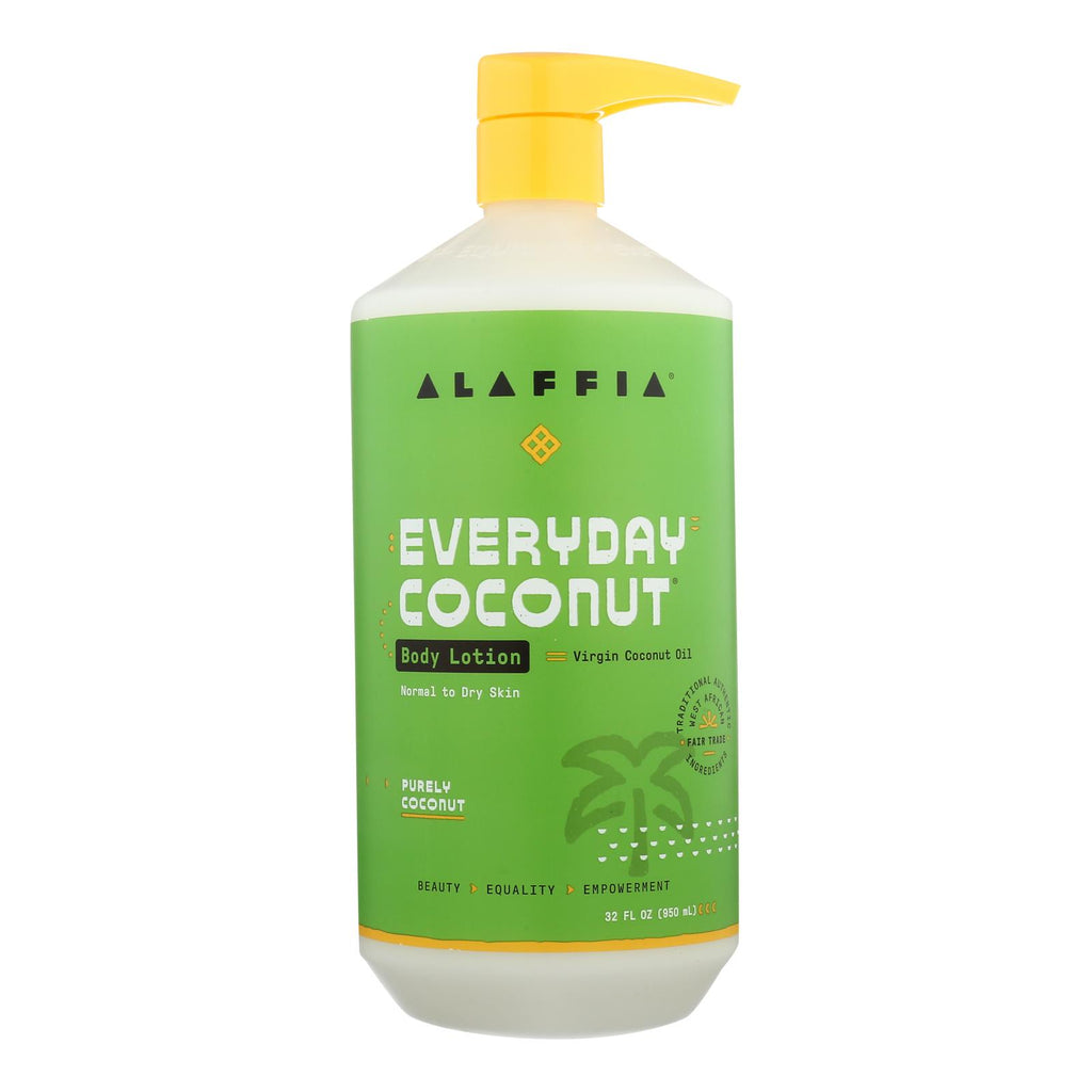 Alaffia - Everyday Lotion - Hydrating Coconut - 32 Fl Oz.
