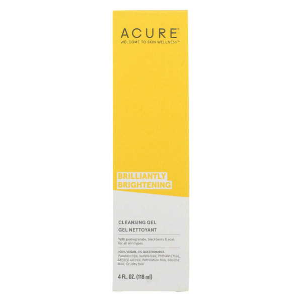 Acure - Facial Cleansing Gel - Superfruit And Chlorella - 4 Fl Oz.