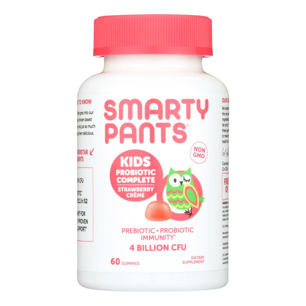Smartypants Kids Probiotic - Straw Creme - 60 Count