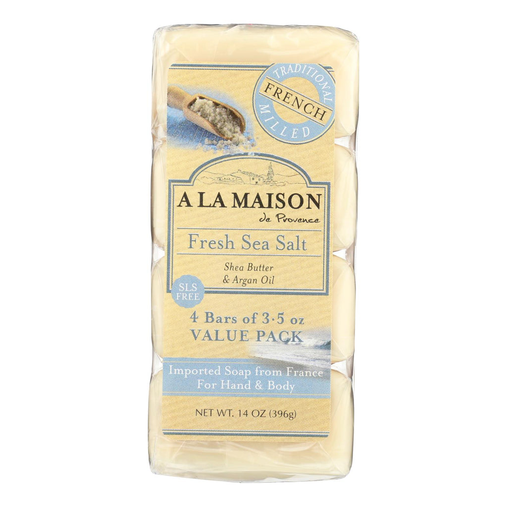 A La Maison - Bar Soap - Fresh Sea Salt - 4-3.5 Oz