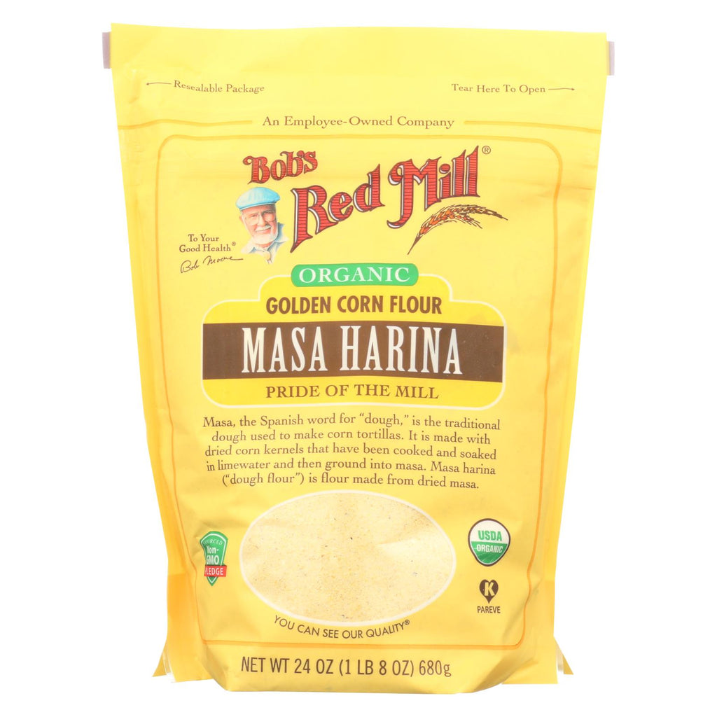 Bob's Red Mill - Flour - Organic - Masa Harina - Case Of 4 - 24 Oz