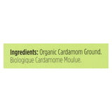 Spicely Organics - Organic Cardamom - Ground - Case Of 6 - 0.4 Oz.