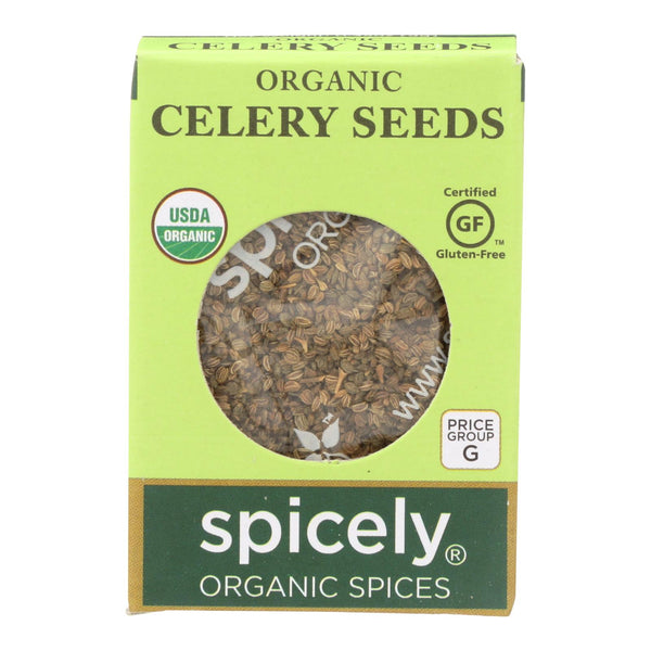 Spicely Organics - Organic Celery Seeds - Case Of 6 - 0.35 Oz.