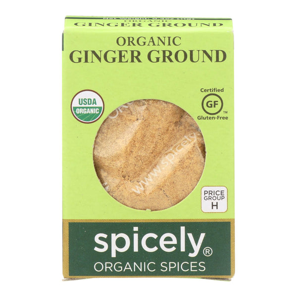 Spicely Organics - Organic Ginger - Ground - Case Of 6 - 0.4 Oz.