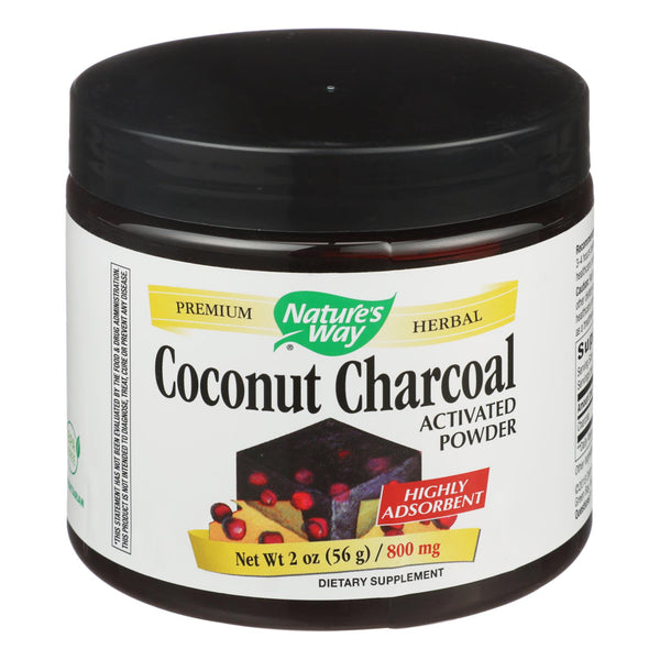 Nature's Way - Activated Coconut Charcoal - 2 Oz.