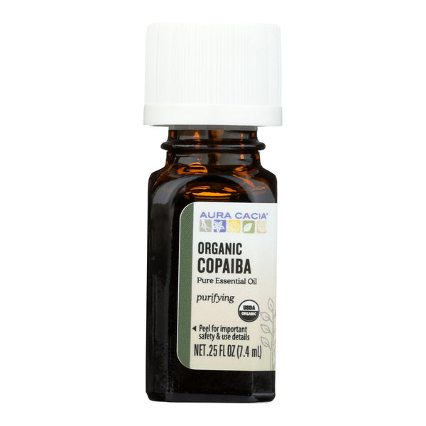 Aura Cacia - Essential Oil - Copaiba - Case Of 1 - .25 Fl Oz.