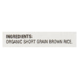 Lundberg Family Farms Short Grain Brown Rice - Case Of 25 Lbs