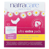 Natracare  Ultra Extra Pads W-wings - Super - 10 Count