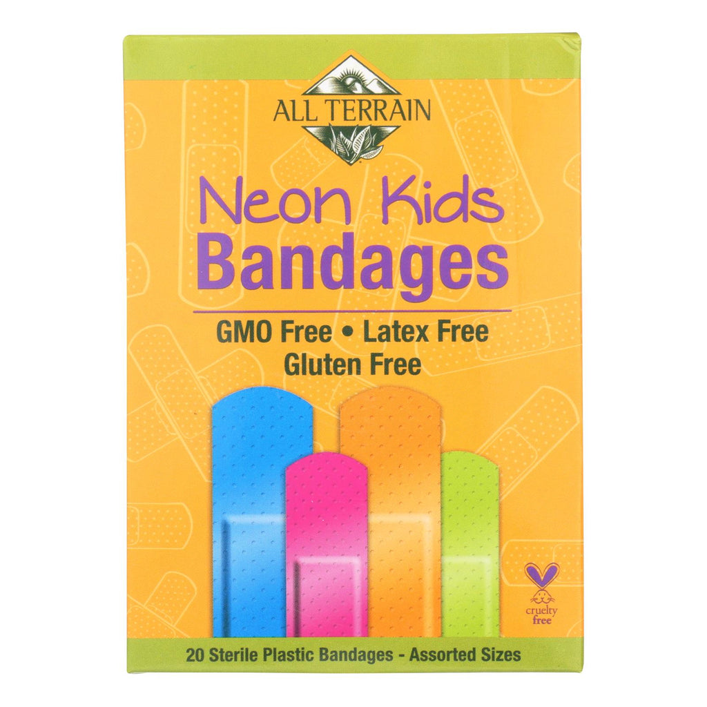 All Terrain - Bandages - Neon Kids - Assorted - 20 Count