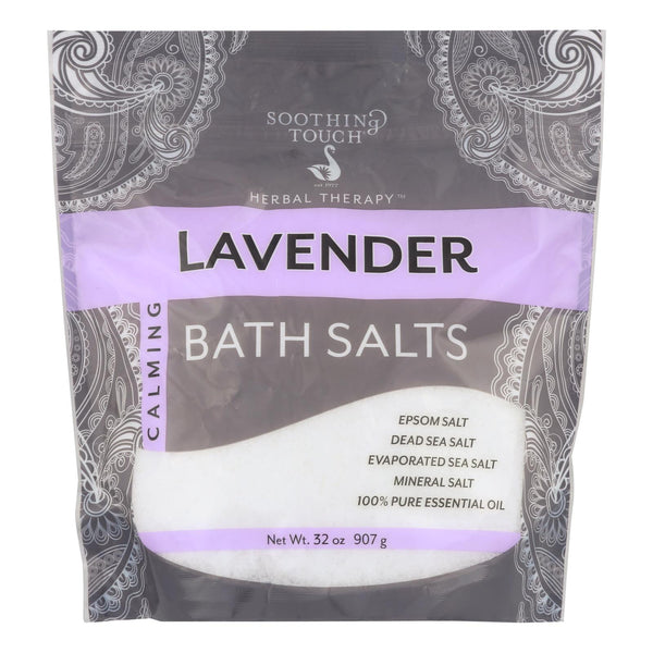 Soothing Touch Bath Salts - Lavender Calming - 32 Oz